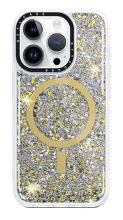 Gold Glitter MagSafe Phone Case