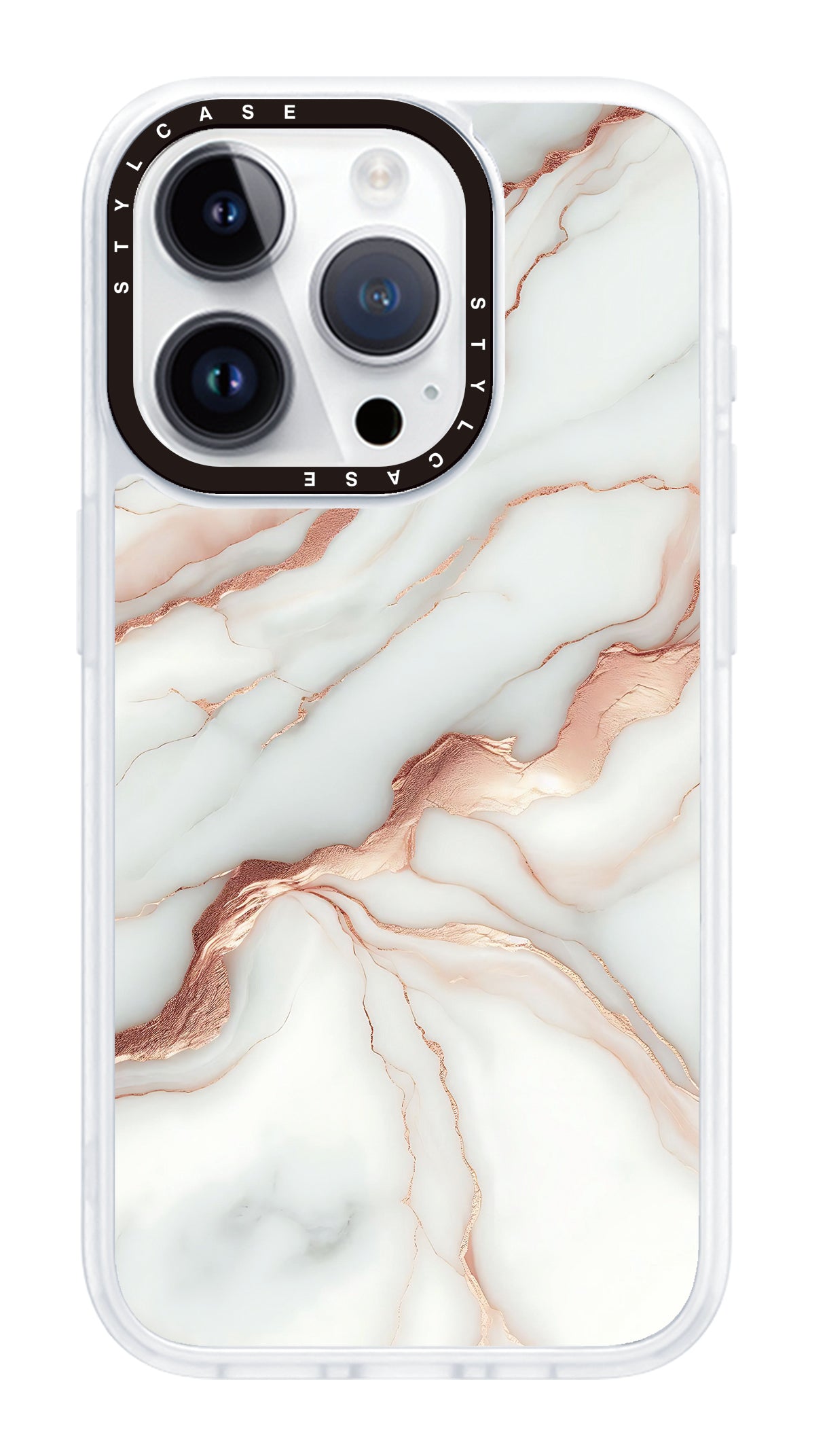 Rose Gold Marble Case